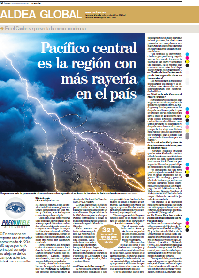 Proyecto ‘Pregúntele al Científico’, tema: Rayería..
