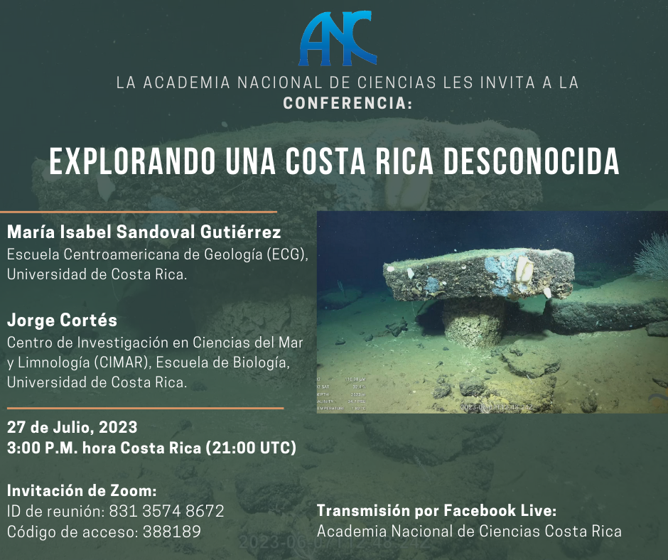 Conferencia: “Explorando una Costa Rica desconocida”.