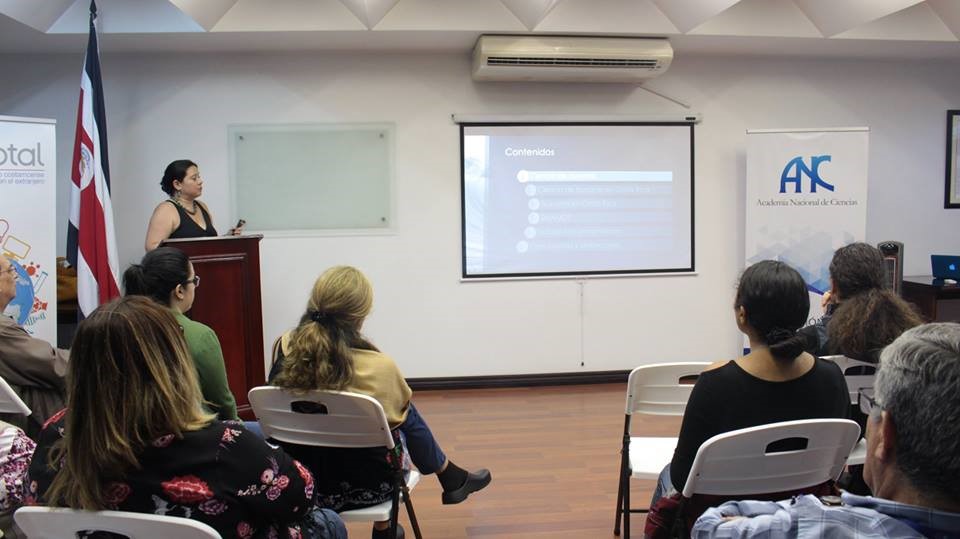 “Avances en el estudio de los tsunamis en Costa Ria”, conferencia impartida por la Dra. Silvia Chacón en la Academia Nacional de Ciencias